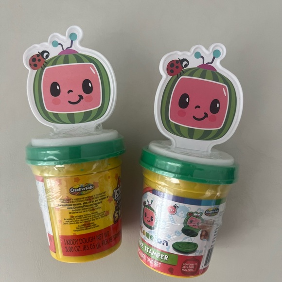 2 Kiddy Dough Cocomelon Dough and Figure Stamper Set, Sealed - Picture 1 of 2